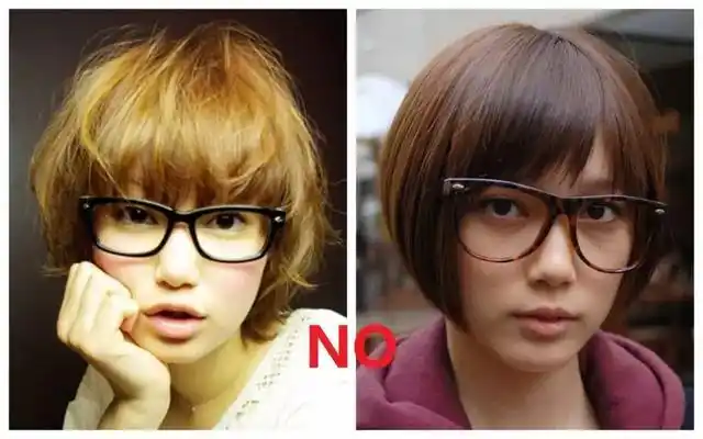 戴眼镜可以弄八字刘海吗