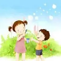 微信姐弟头像动漫一对2张【点击鼠标右键下载】