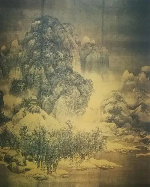 宋代画家范宽《雪景寒林图》