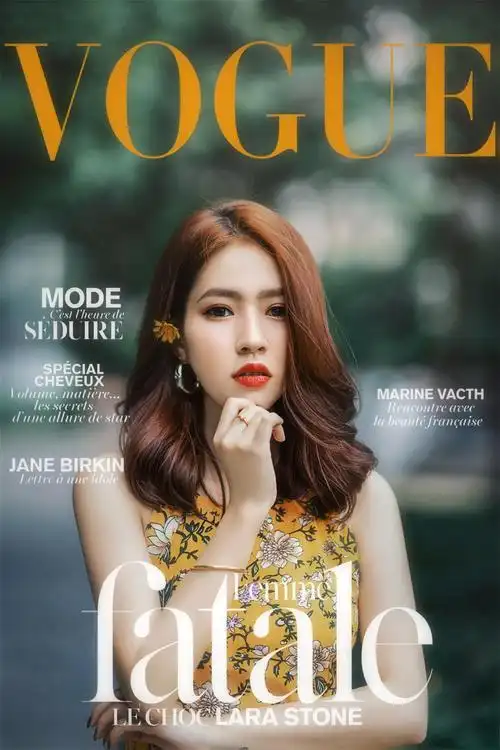 杂志封面港风女郎