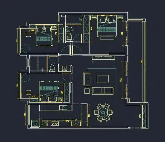 分享实用三室一厅智能装修方案