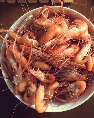 roisin-pp做的白灼河虾