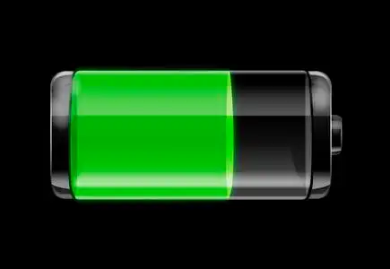 绿色电池充电图片