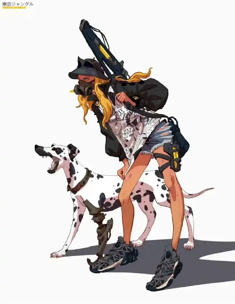 插画师terry wei动漫角色设计作品欣赏,人物充满了欧美漫画的动感.