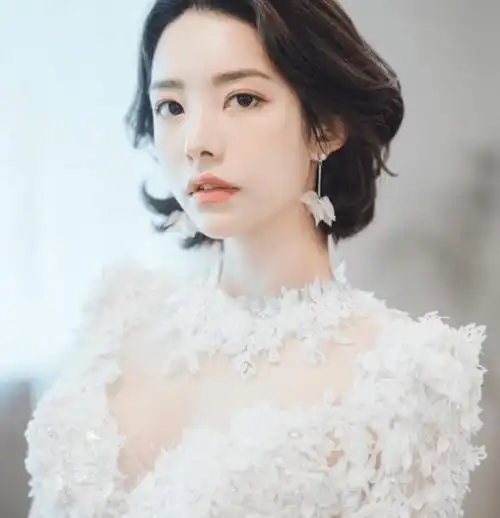 短发穿礼服造型图片一秒心动不要太美了