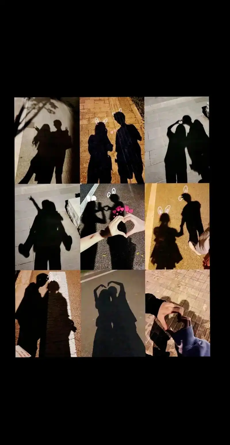 超燃的夜色灯光情侣影子照.不要犹豫  需要你和你的那个他(她 - 抖音