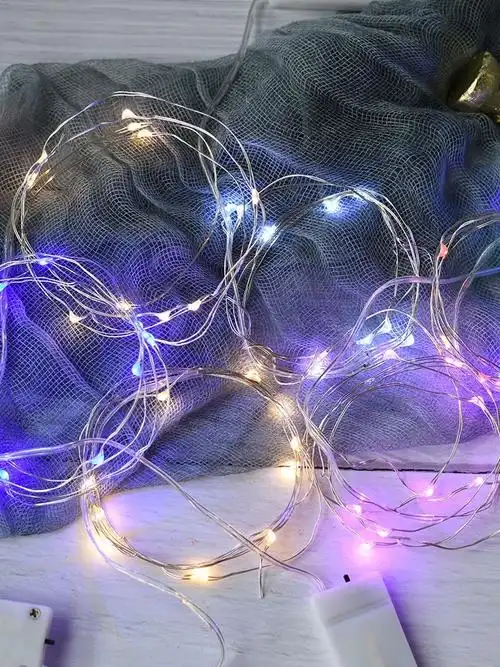 灯串装饰小迷你装饰灯串网红小灯串短礼物灯串礼物盒小灯泡led