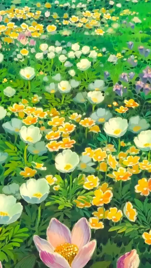 宫崎骏动画风场景插画,美哭了