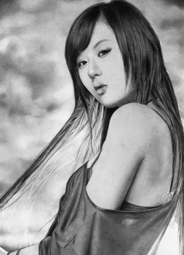 大神级素描铅笔画插画 照片般细腻