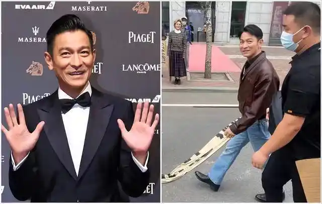 刘德华现身哈尔滨,拍摄新作《莫斯科行动》,身高逗乐网友