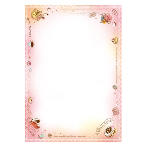 台湾菜单作文精美加厚80克多功能花边花纹图案其它印刷制品