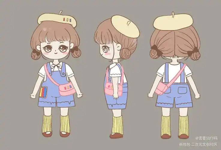 画包包人设一枚_是语笑呀的绘画作品_画包包