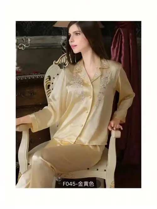 日常真丝睡衣套装