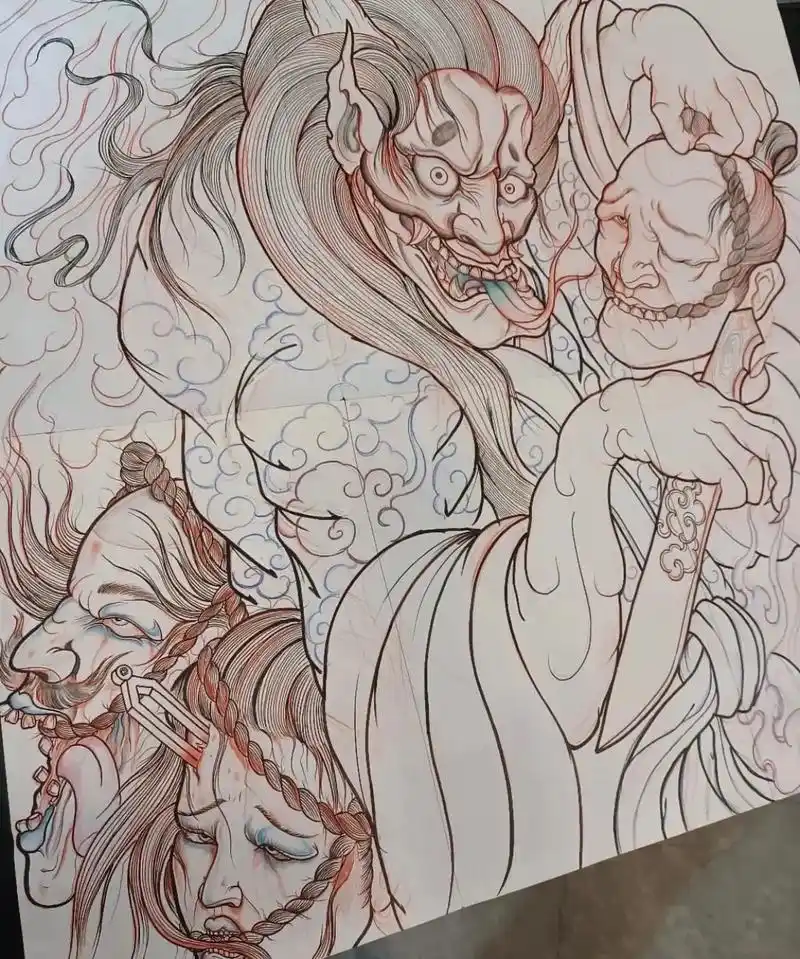 世界不缺少美 而是缺少发现的眼睛 #纹身手稿 #线条纹身 # - 抖音