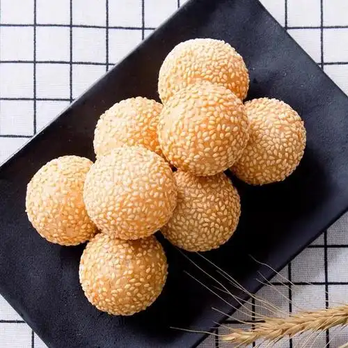 大麻球油炸速冻早餐面食豆沙馅芝麻球空心麻团麻园商用半成品 商用大