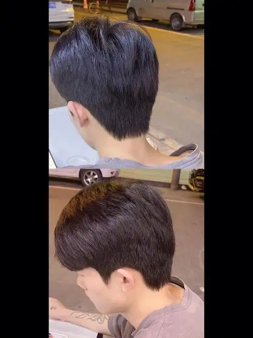 男生立体碎盖发型