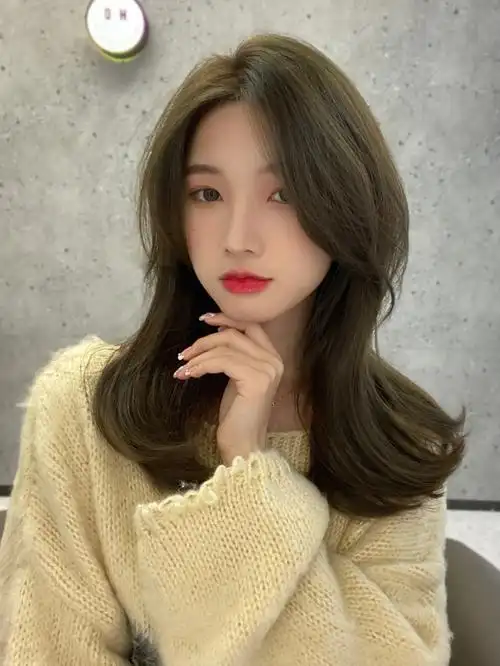 青棕色onhair造型