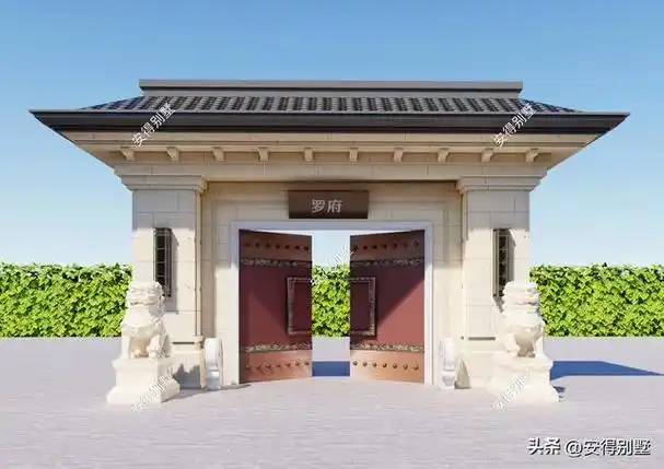 6款农村大门款式设计图纸款款高端大气