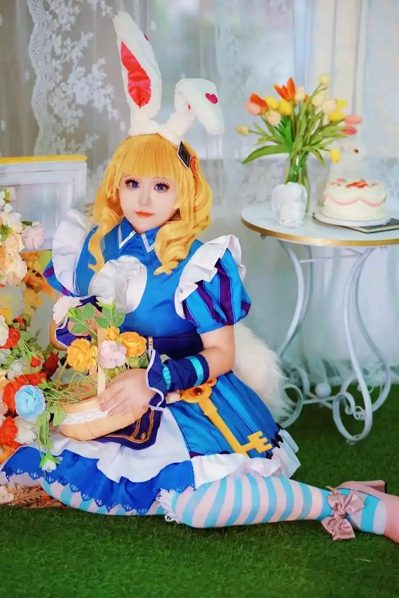 cos正片.王者荣耀 妲己·仙境爱丽丝 出镜/后期@原po  - 抖音