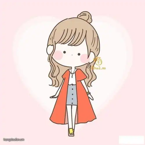 可爱的小姐姐女孩简笔画简单又漂亮一组可爱的小姐姐原创温柔小姐姐简