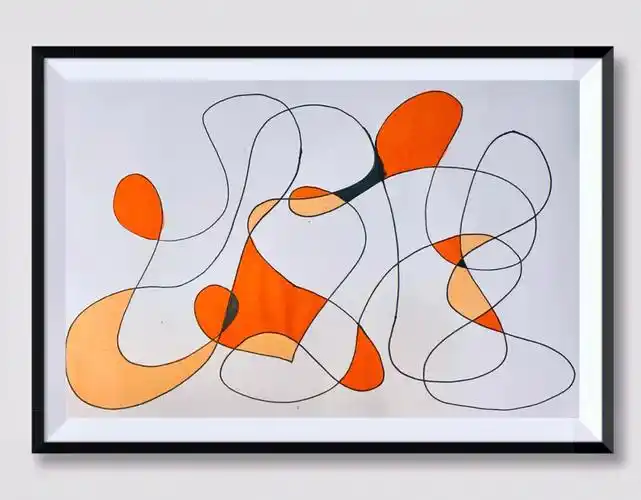 慢慢画带着线条去散步极简风