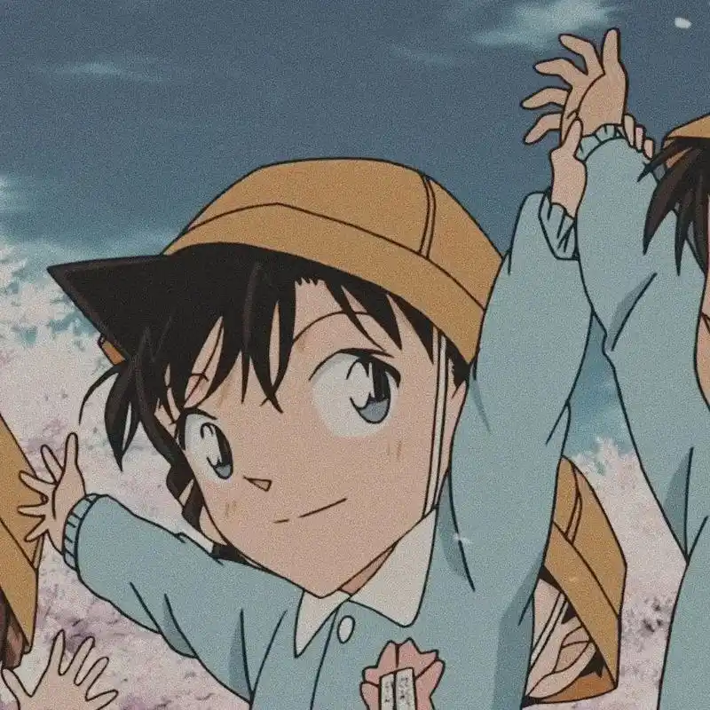 小时候的新一和小兰的情头#名侦探柯南 #毛利兰 #工藤新一  - 抖音