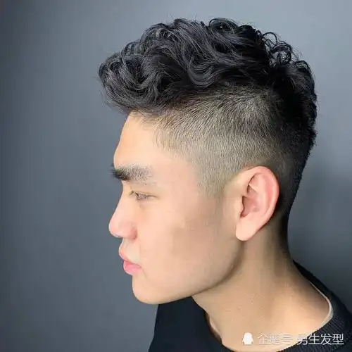 头顶头发稀少适合什么发型男图片