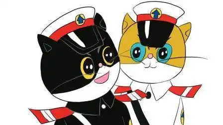黑猫警长简笔画 黑猫警长简笔画图片