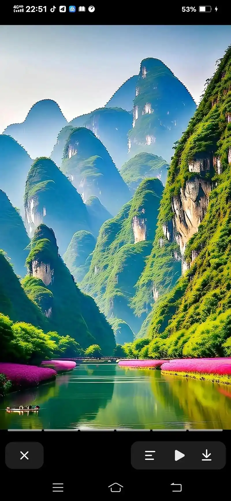 原创作品 #感受大自然的气息和美景 #歌曲醉在山水间 #歌 - 抖音