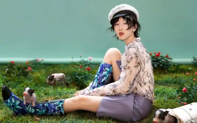 可爱短发美女周冬雨写真,高清图片,电脑桌面-壁纸族