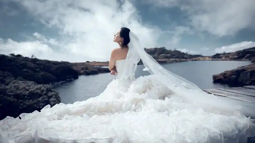 这样的婚纱你见过吗.