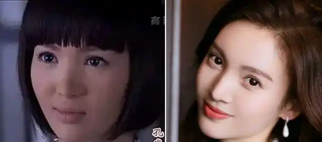 据网友了解,出道前的金晨山根不是那么高挺,鼻头也比较圆钝,整个鼻子