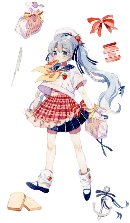 可可爱爱动漫女孩子全身像