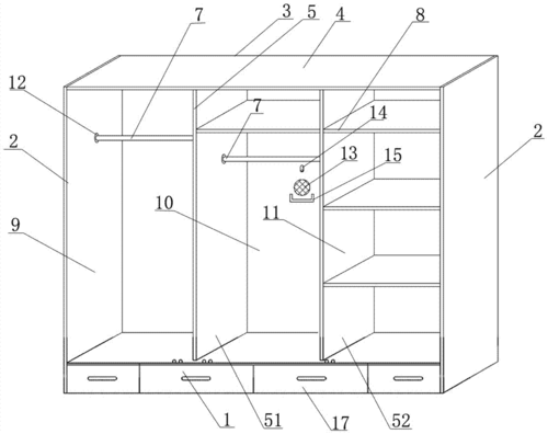 一种具有除湿功能的衣柜的制作方法