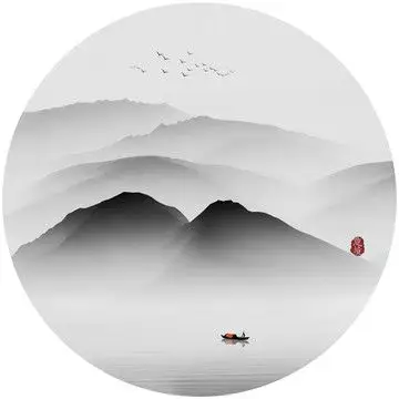 抽象意境水墨画图片