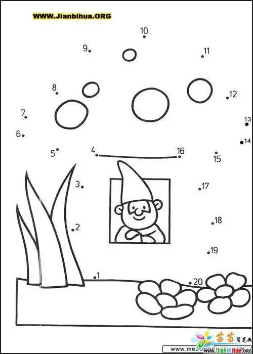 数字连线组成的简笔画图片20张第3张