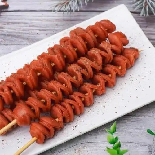 火龙15串包装弹力肠烤香肠开花肠串烧烤冷冻香肠