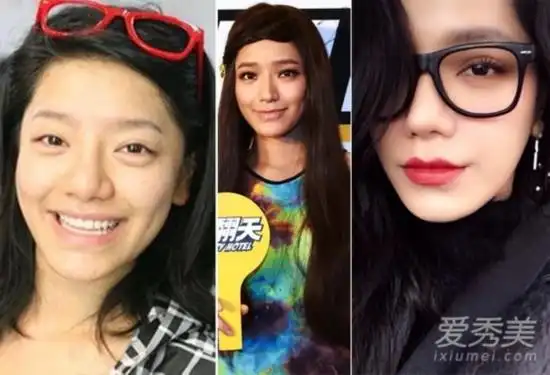 江映蓉今昔对比照