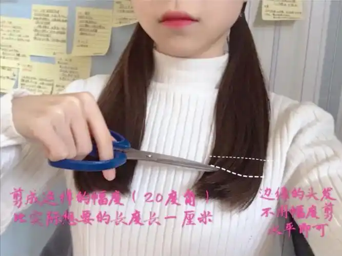 三分钟学会自己在家剪头发修发尾教程图解分享