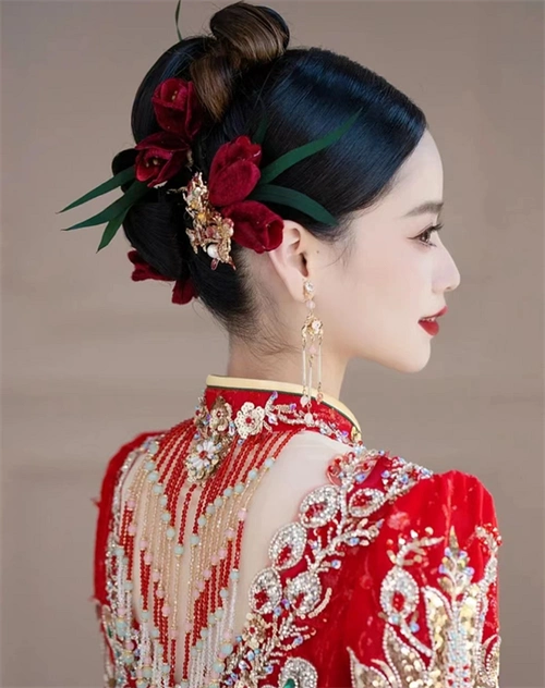 最新中式新娘发型 古典大方气质婉约