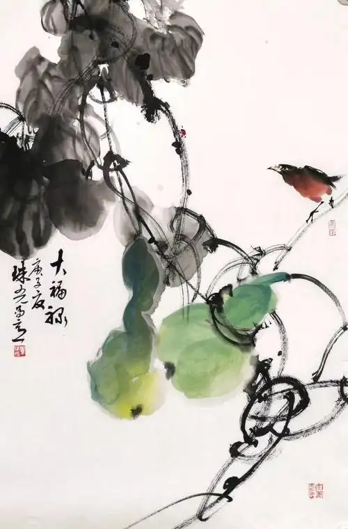 「艺惠藏」画家毕珠光花鸟画作品气韵生动,亦古亦今尽显大家风范