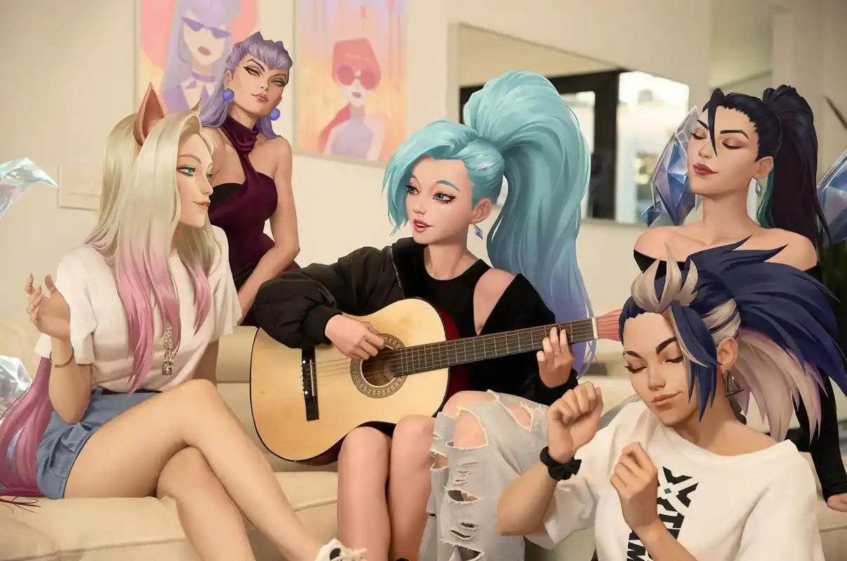 [思考]  英雄联盟k/da女团是一系列人气很高的皮肤,不过,却不一定符合