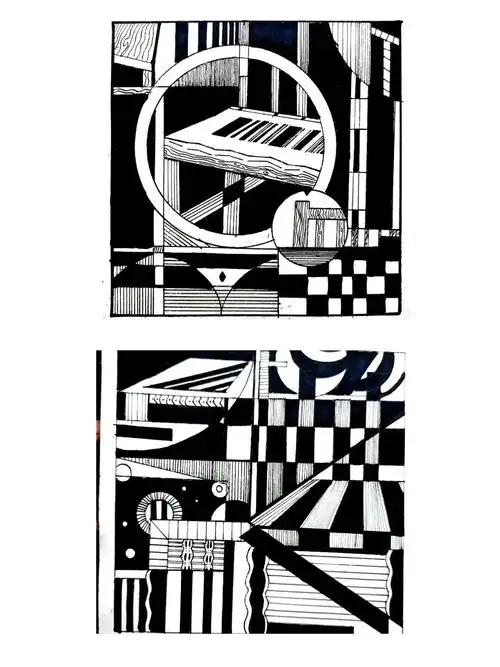 设计构成结构重组椅子