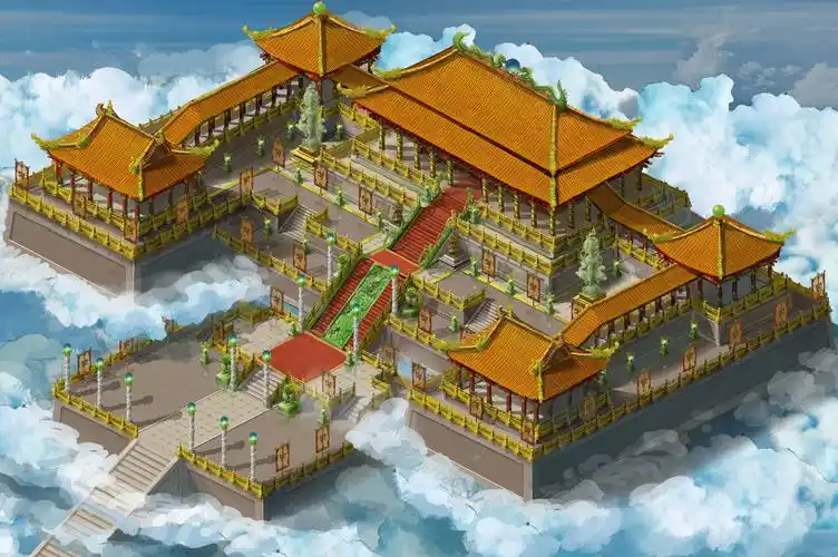 凌霄宫 由 小龙同学 创作 | leewiart 乐艺 建立你的个人艺术画廊