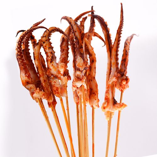 鱿鱼玉蚨10克大号须小串网红手把铁板烧烤油炸冷冻鱿鱼