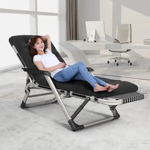 躺椅折叠午休午睡睡床阳台家用休闲懒人沙发折叠椅