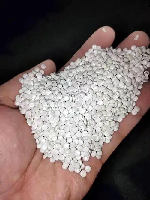 hdpe中空颗粒 白色hdpe再生颗粒 吹塑塑料托盘hdpe塑料