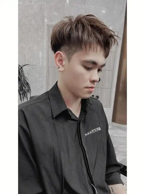 男士碎盖三七分