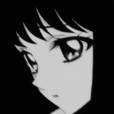 哭的丧系头像女动漫 高清很丧的动漫头像女黑白图片_女生头像_美头网