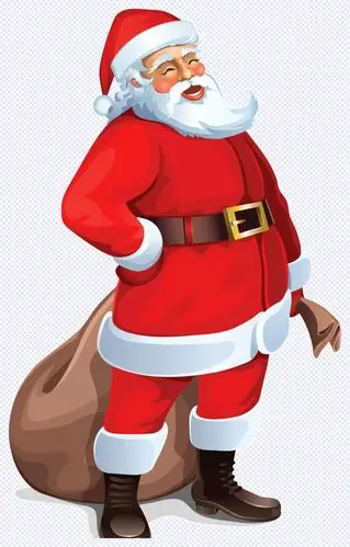 红衣圣诞老人免抠png透明素材